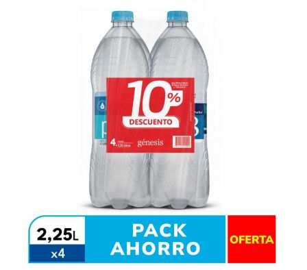 PACK AGUA MINERAL GENESIS 2,25 ML