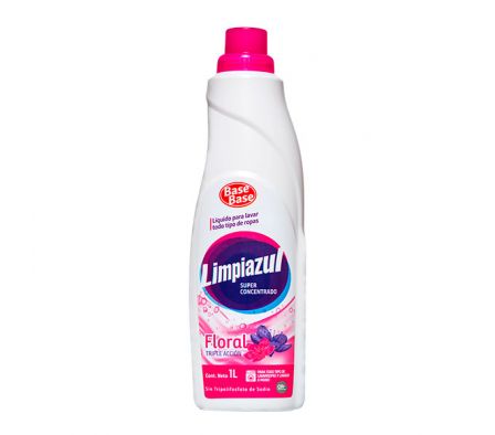 DETERGENTE LIMPIAZUL LIQUIDO FLORAL 1LT