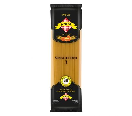 FIDEOS  ANITA SPAGHETTINI  AL HUEVO 400GR