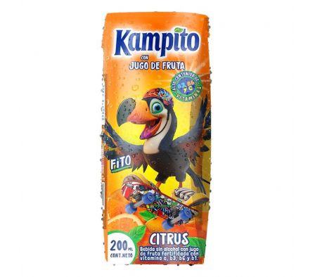 JUGO KAMPITO TETRA CITRUS 200ML