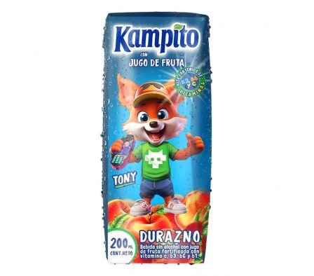 JUGO KAMPITO TETRA DURAZNO 200ML
