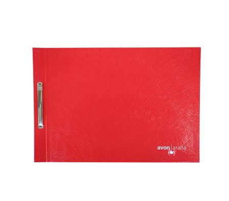 CARPETA DE DIBUJO AVON ARAÑA N°2 ROJO 