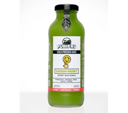 JUGO PURIFRU COLD PRESS JUICE GREEN RESET 330ML