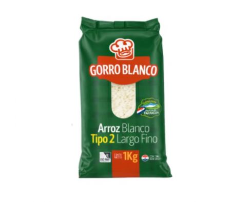 ARROZ GORRO BLANCO TIPO I 1KG