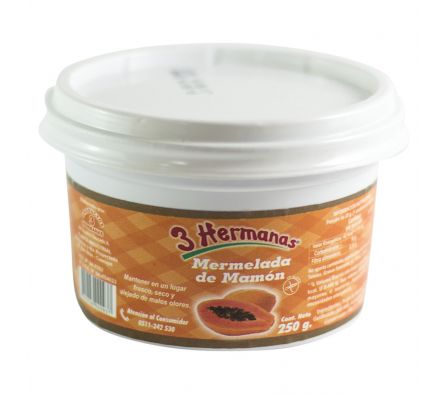 3 HERMANAS MERMELADA D/MAMON ENV.PLASTICO 250GR