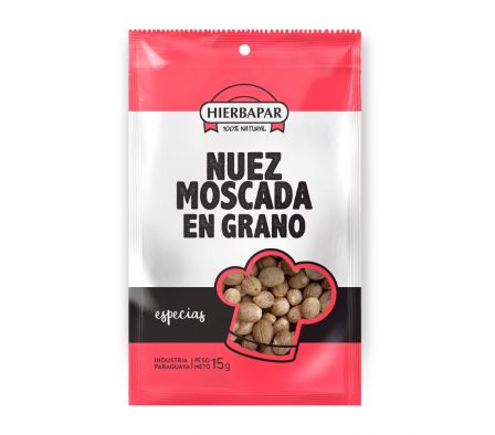 HIERBAPAR NUEZ MOSCADA GRANO 15 GR 