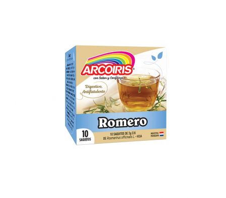 TÉ DE ROMERO ARCOIRIS CAJA 10 X 2 GR.