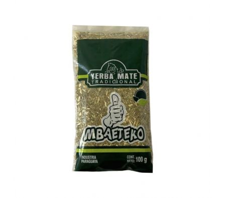 YERBA MBAETEKO TRADICIONAL BOLSITA PLASTICA 100GR