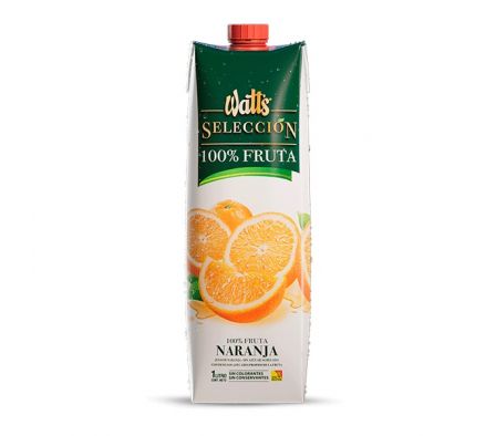 JUGO WATTS NÉCTAR SELECCION NARANJA TETRA 1LT