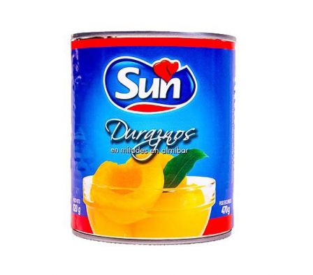 DURAZNOS SUN EN LATA 820 GR