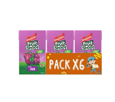 PACKX6 MAGUARY FRUIT SHOOT UVA 150ML