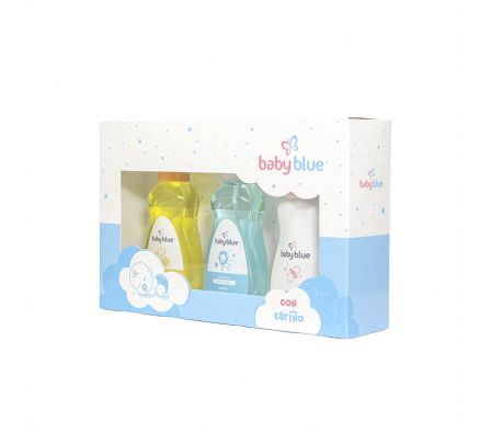 BABY BLUE KIT COLONIA/SHAMPOO/CREMA NIÑO