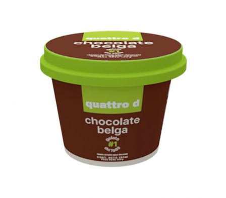 HELADO QUATTRO D CHOCOLATE BELGA 150ML