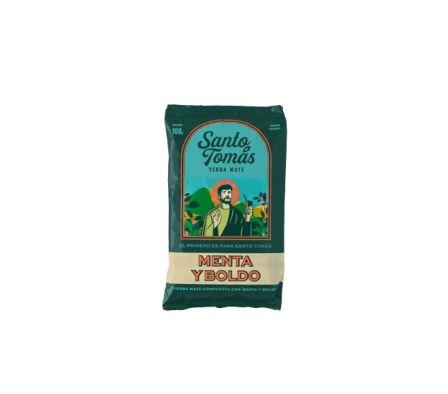 YERBA MATE MENTA/BOLDO SANTO TOMAS 100GR