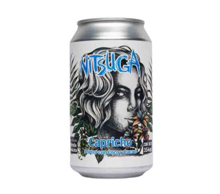 CERVEZA ARTESANAL NITSUGA CAPRICHO NEGRA 355ML