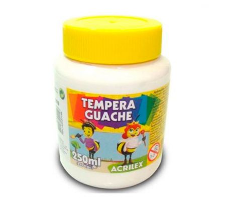 TEMPERA ACRILEX GUACHE BLANCO 250ML