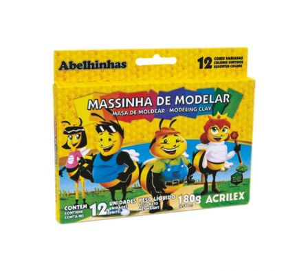 PLASTILINA SOFT  ESCOLAR DE 12 COLORES 180GR