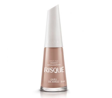 ESMALTE RISQUE S/BL GRAO DE ARROZ CR 8ML