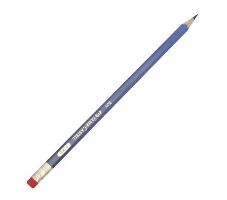 LAPIZ DE PAPEL FABER AZUL C/GOMA X UND