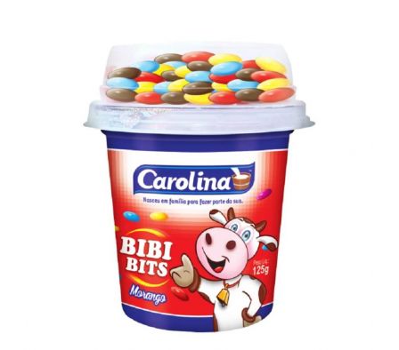 BEBIDA LACTEA CAROLINA FRUTILLA/CONFITES 125GR