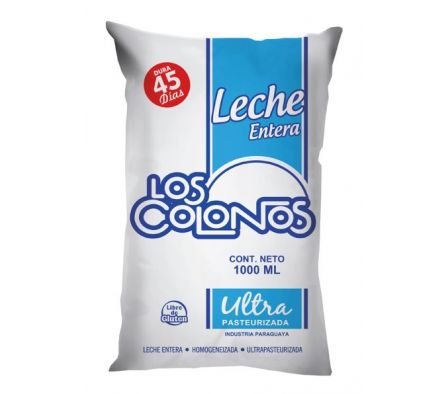 LECHE SACHET ENT. ULTRA 1 LT LOS COLONOS