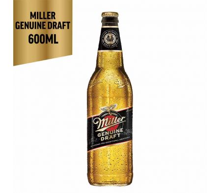 CERVEZA MILLER GENUINE DRAFT BOTELLA 600ML