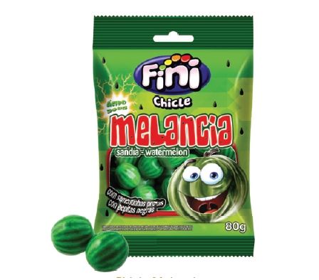 CHICLE FINI SANDIA ACIDO 80 GRS