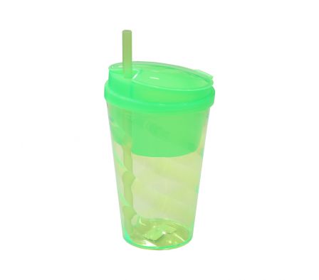 VASO SNACK CUP PS 400ML-VERDE NEON