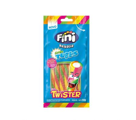 GELATINAS FINI REGALIZ TWISTER CITRICO 80G