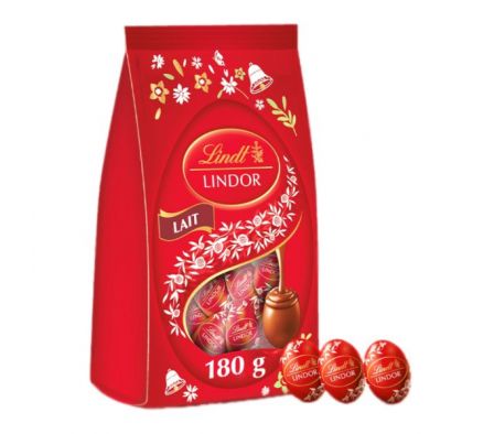 MINI HUEVOS LINDT DE PASCUA CHOCO C/LECHE 180GR