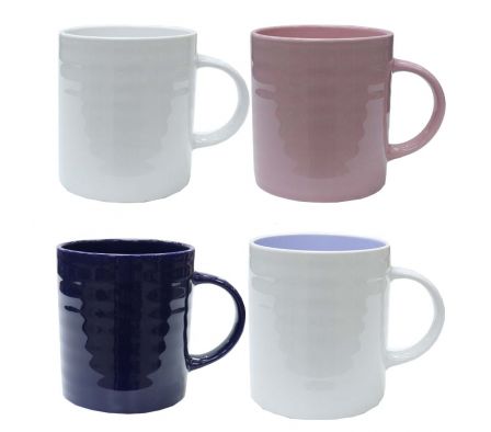 TAZA PORCELANA COLORES 380ML REF 1139