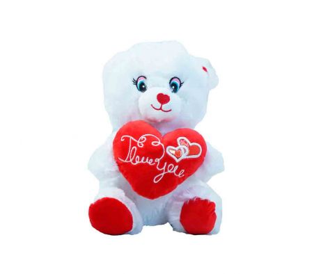 PELUCHE OSO C/CORAZON 26CM REF MT794