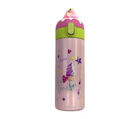 HOPPIE ACERO INOX DISEÑO HELADO 420ML REF