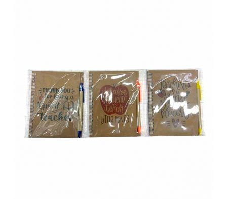 LIBRETA C/LAPIZ 12X17CM REF H1-21191-3