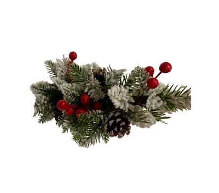 ABORLITO NAVIDEÑO C/PINO/NEVADO 30CM REF B1-182-11