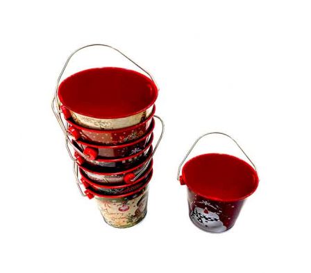 CUBETA NAVIDEÑA 7,2X8,2X6CM REF 9412-4