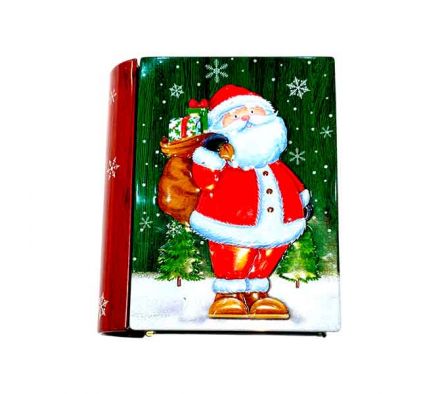 POTE PAPA NOEL 11,5X10X3,8CM METAL REF 9412-10