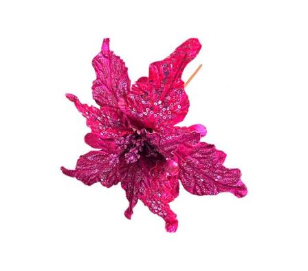 RAMA FLOR NAV ESTRELLA FEDERAL FUCSIA 23CM REF 043