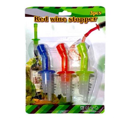ADAPTADOR D/BOTELLA VINO 3PCS 8X2CM PLAST REF 5068
