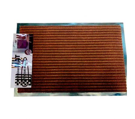 ALFOMBRA D/ENTRADA FRANJAS 38X58CM REF 50514-30