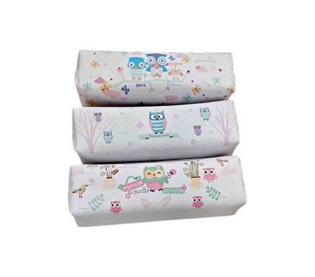 CARTUCHERA ESTAMP BUHO 19X6CM REF 21304-7