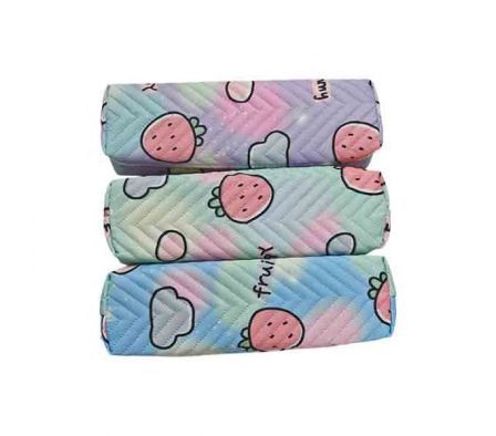 CARTUCHERA ESTAMP FRUTILLA 20X6CM REF 21304-12