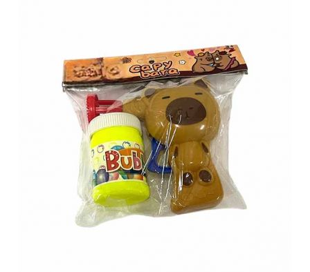 PISTOLA SACA BURBUJA CAPIBARA 14CM E/BLISTER 1741-