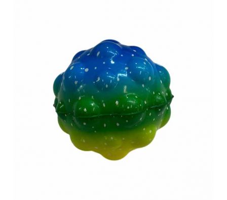 PELOTITA D/ESPUMA C/RELIEVE D/COLORES 6CM REF 2295