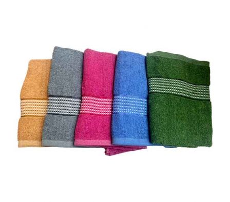 TOALLA LISA C/FRANJAS 68X137CM REF 42326-13