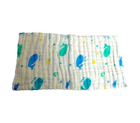 TOALLA P/BOCA ESTAMP BALLENA 25X25CM REF 42337-11