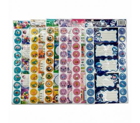 SET ROTULO C/STICKER DISEÑO SURT 27X13 REF 22239-1