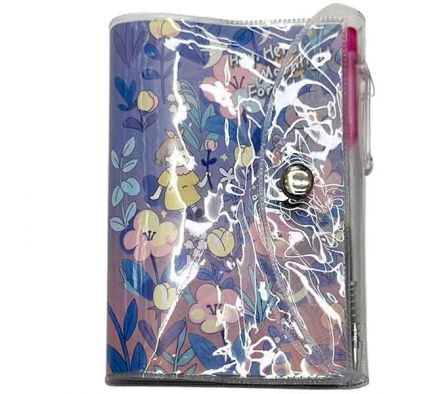 LIBRETA C/BOLIGRAFO ESTAMP FLORES 13X9.4CM REF 227