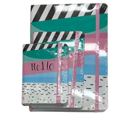 LIBRETA HELLO 13X9.4CM REF 22716-20
