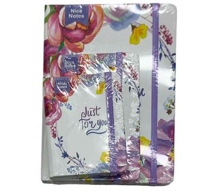 LIBRETA ESTAMP FLORES 7.6X10.3CM REF 22716-22